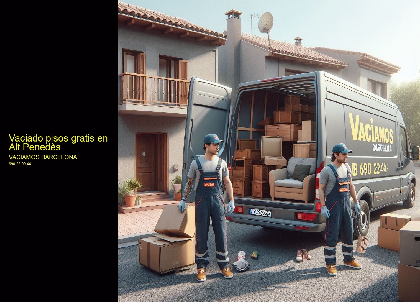 Vaciado pisos gratis en Alt Penedès