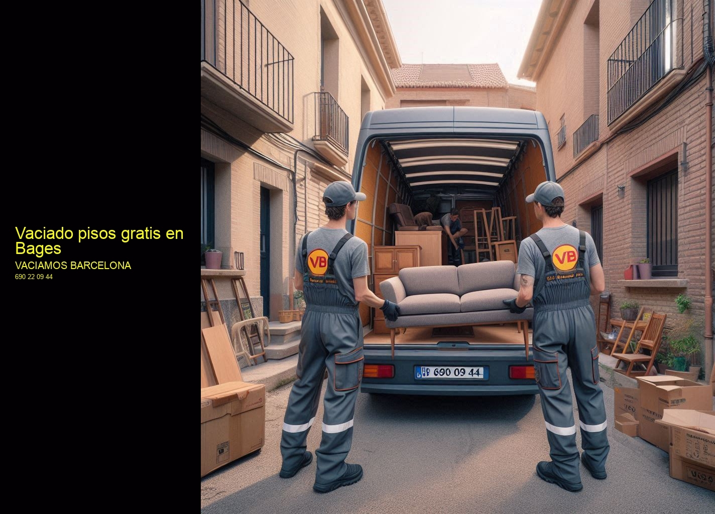 Vaciado pisos gratis en Bages