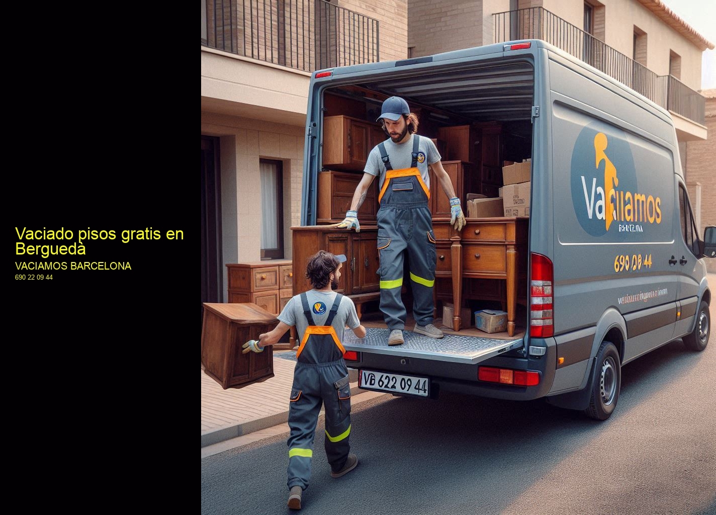 Vaciado pisos gratis en Berguedà