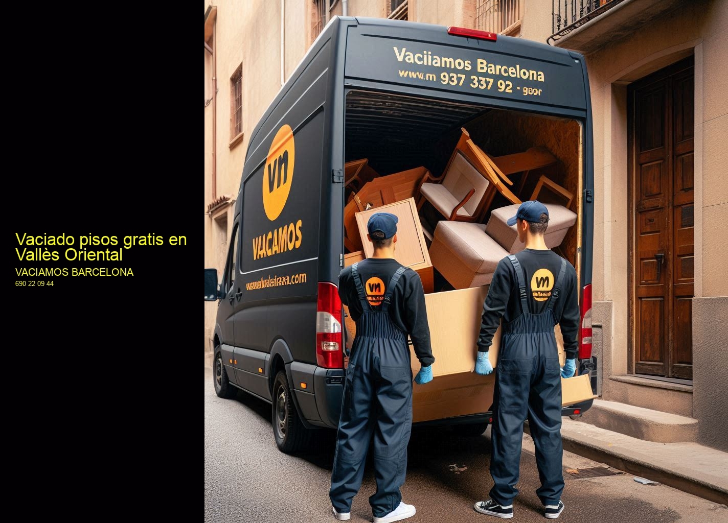 Servicio de mudanzas y vaciado de muebles