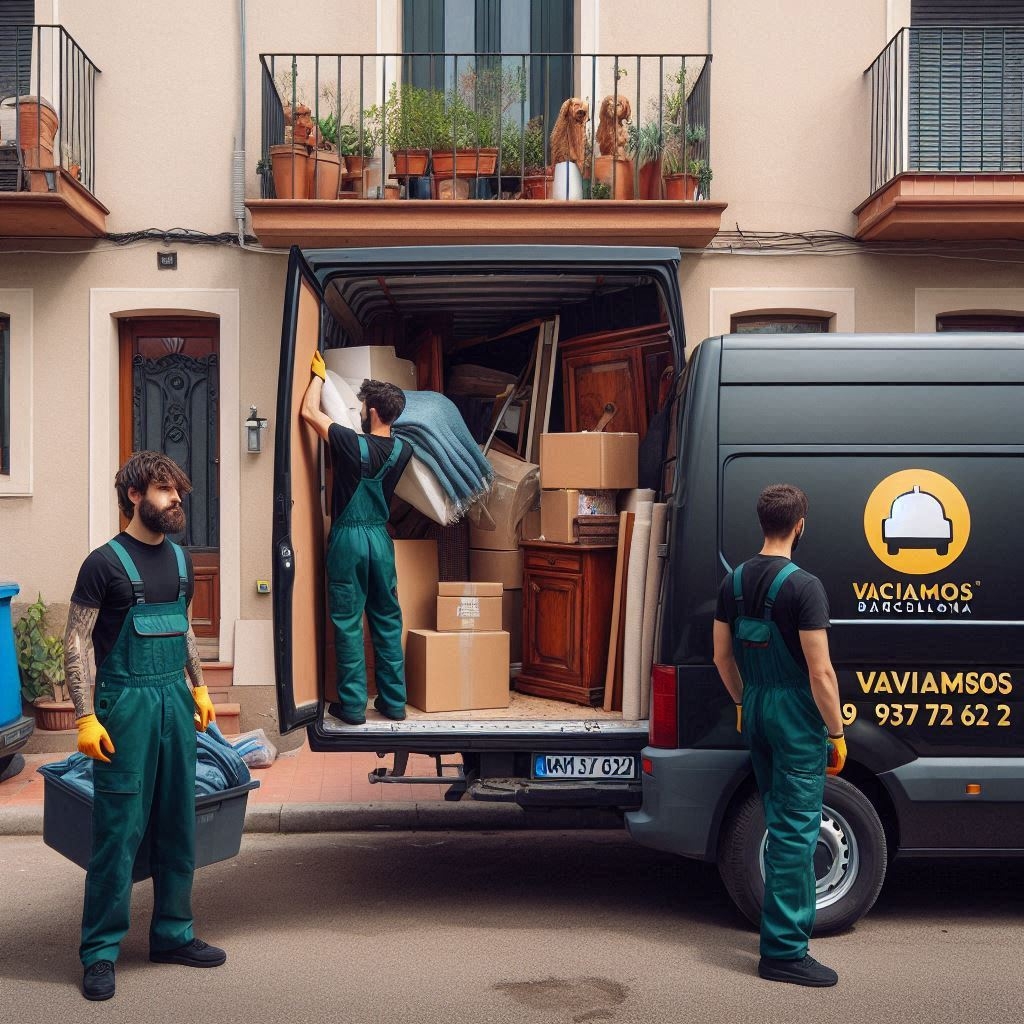 Servicio de mudanzas y vaciado de muebles